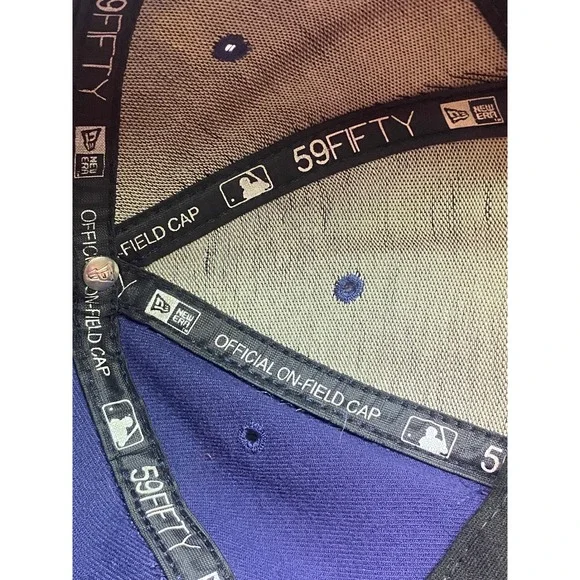 Milwaukee Brewers Baseball Hat Authentic MLB Players Cap Fitted 7 1/4 New‎ Era - Picture 13 of 14